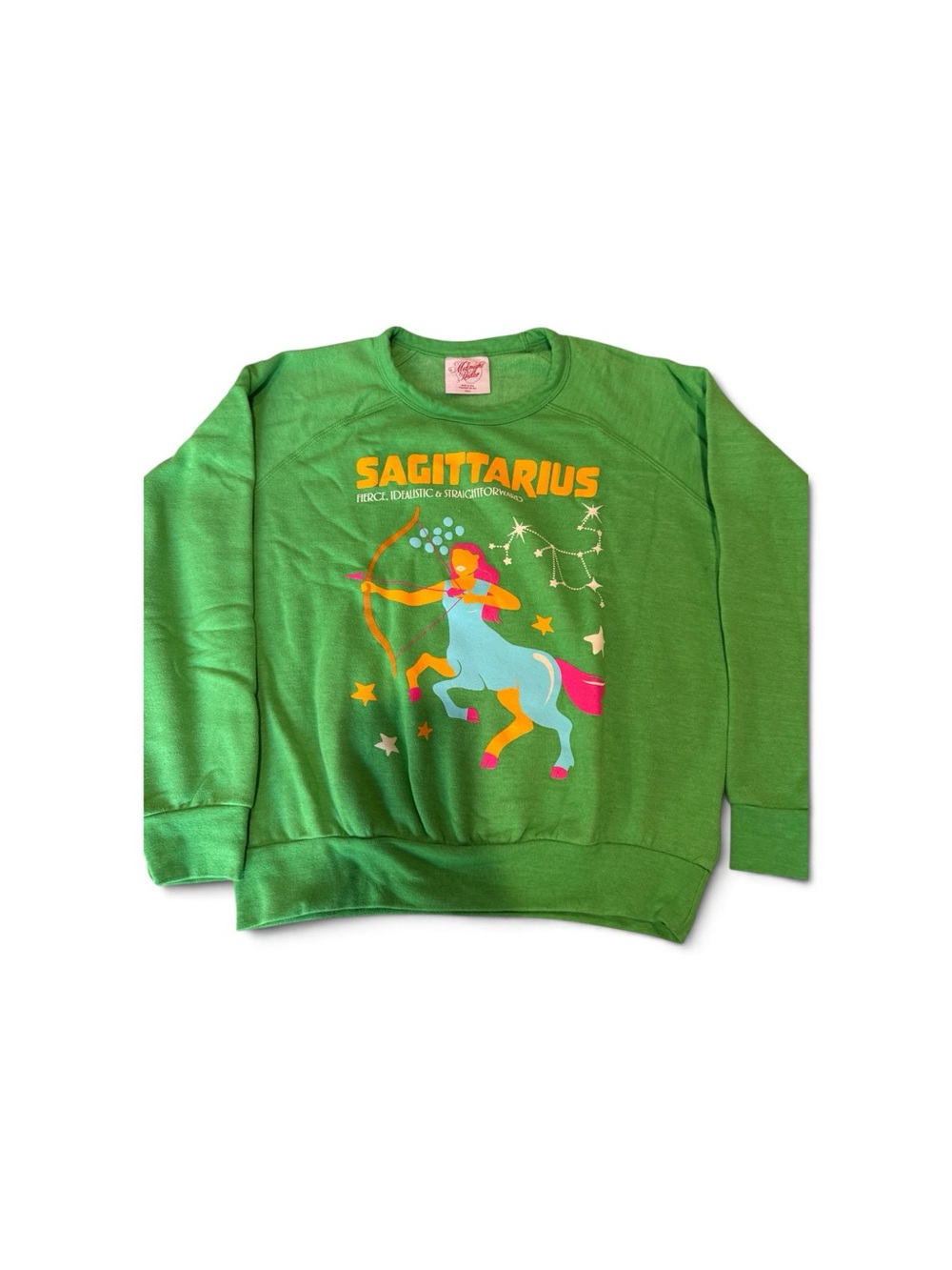 Midnight Rider Kids Green Sagittarius Graphic Sweatshirt
